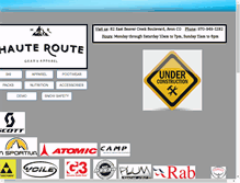 Tablet Screenshot of hauterouteskiandrun.com